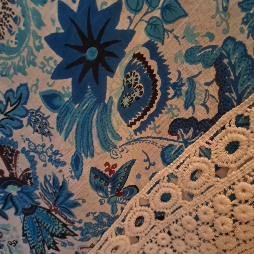 2 Pattern Cotton Infinity Scarf - Picture 10 of 16